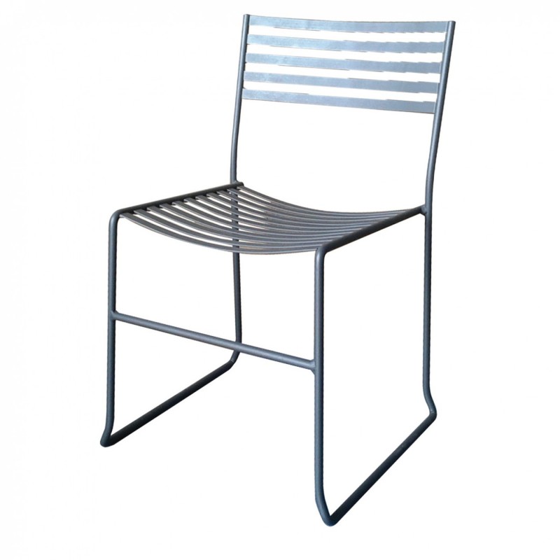 TS-337 - Μεταλλική Καρέκλα 337 με έδρα μέταλλο. 42x42x76cm