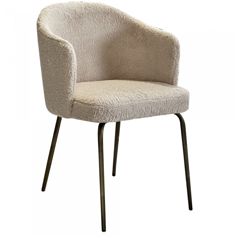 TS-444 - Μεταλλική Πολυθρόνα 444 με τεχνόδερμα η ύφασμα.