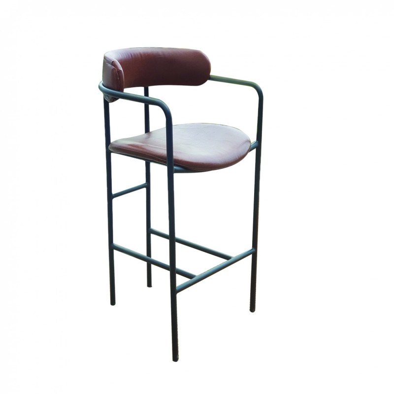 TS-445 - Μεταλλικό Σκαμπό Μπαρ 445 με τεχνόδερμα η ύφασμα. 54x53x109cm