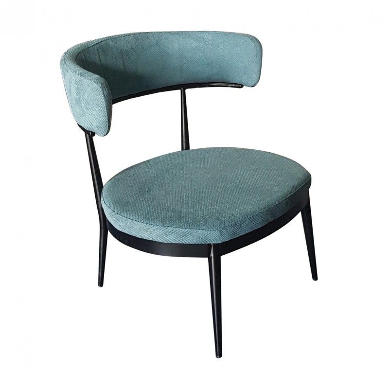 TS-541 - Μεταλλική Πολυθρόνα 541 με τεχνόδερμα η ύφασμα. 60X57X80cm