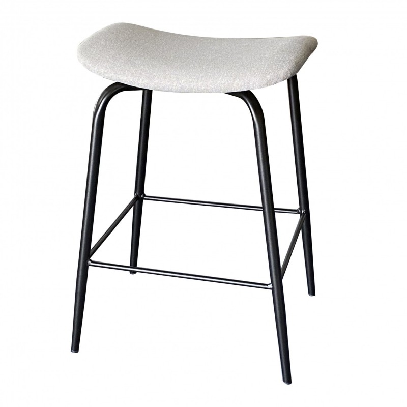 TS-614 - Μεταλλικό Σκαμπό Μπαρ 614 με τεχνόδερμα η ύφασμα. 48x48x75cm