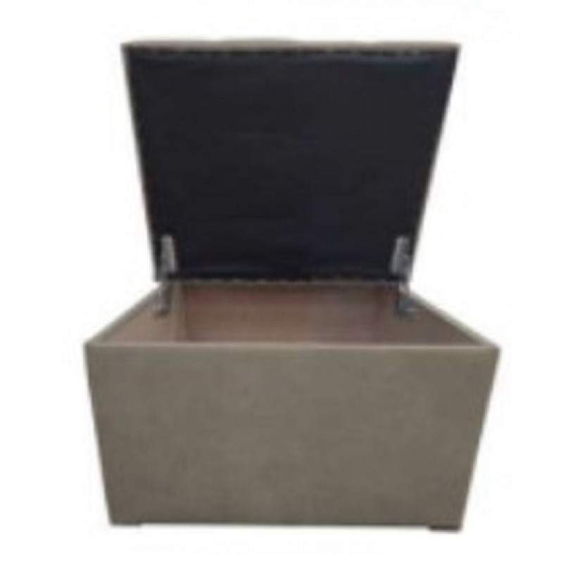 JULIA 1086 IN BLIUMI Σκαμπό - Ταμπουρέ τετράγωνο με αποθηκευτικό χώρο Διάσταση: 50*50*46 cm Χρώμα: Taupe