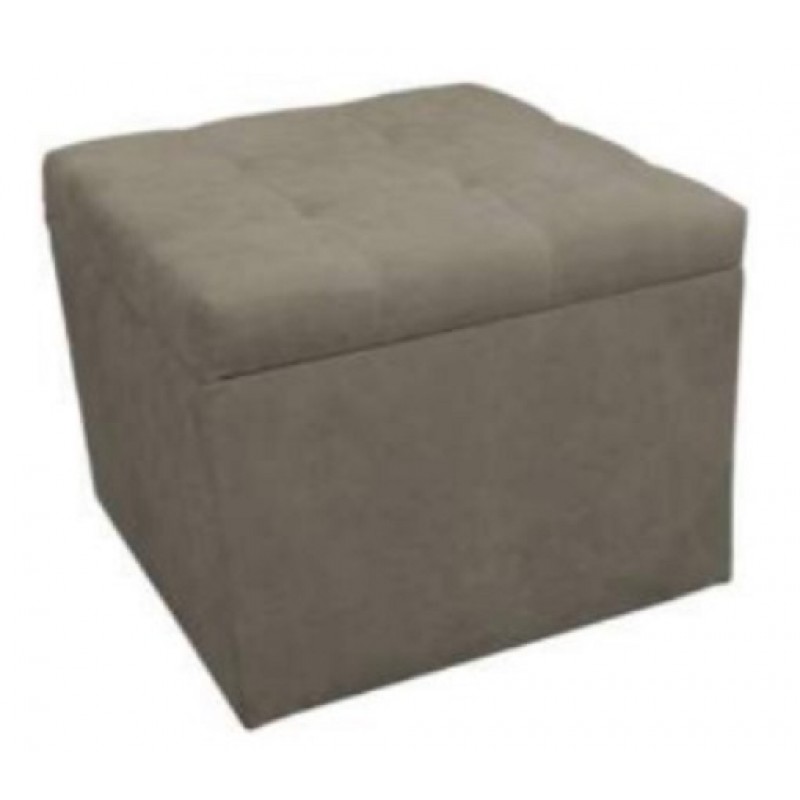 JULIA 1086 IN BLIUMI Σκαμπό - Ταμπουρέ τετράγωνο με αποθηκευτικό χώρο Διάσταση: 50*50*46 cm Χρώμα: Taupe