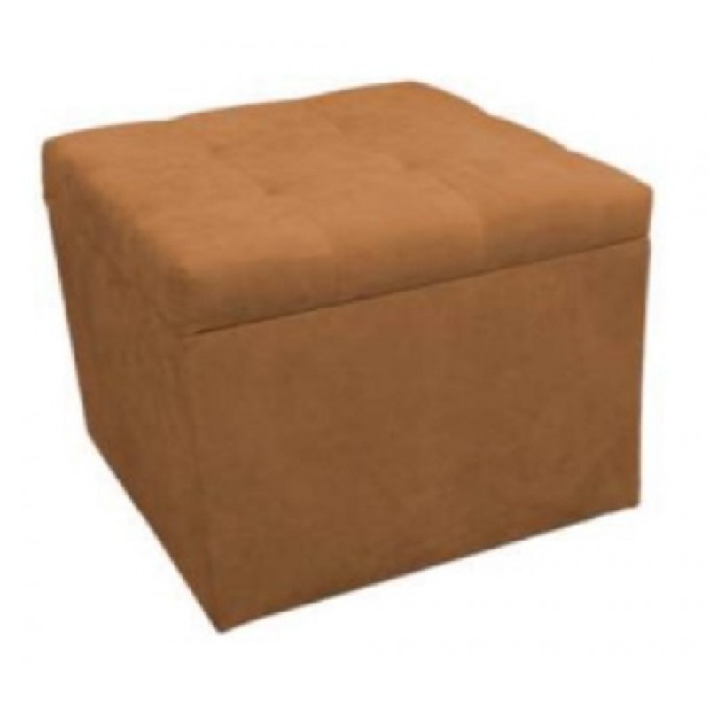 JULIA 1088 IN BLIUMI Σκαμπό - Ταμπουρέ τετράγωνο με αποθηκευτικό χώρο Διάσταση: 50*50*46 cm Χρώμα: Mango