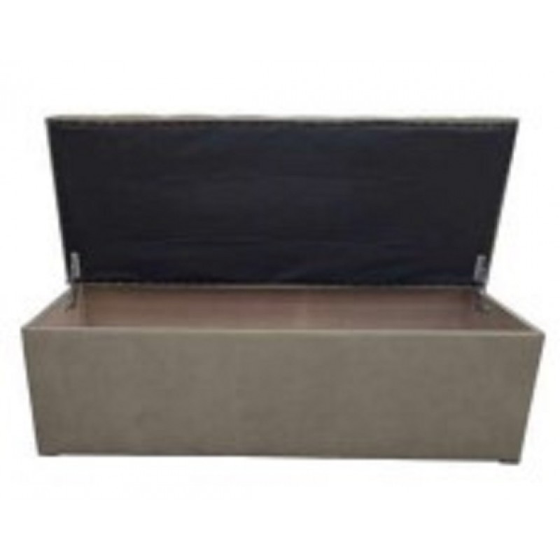 NELLY 1090 IN BLIUMI Σκαμπό - Ταμπουρέ παραλληλόγραμμο με αποθηκευτικό χώρο Διάσταση: 130*50*46 cm Χρώμα: Taupe