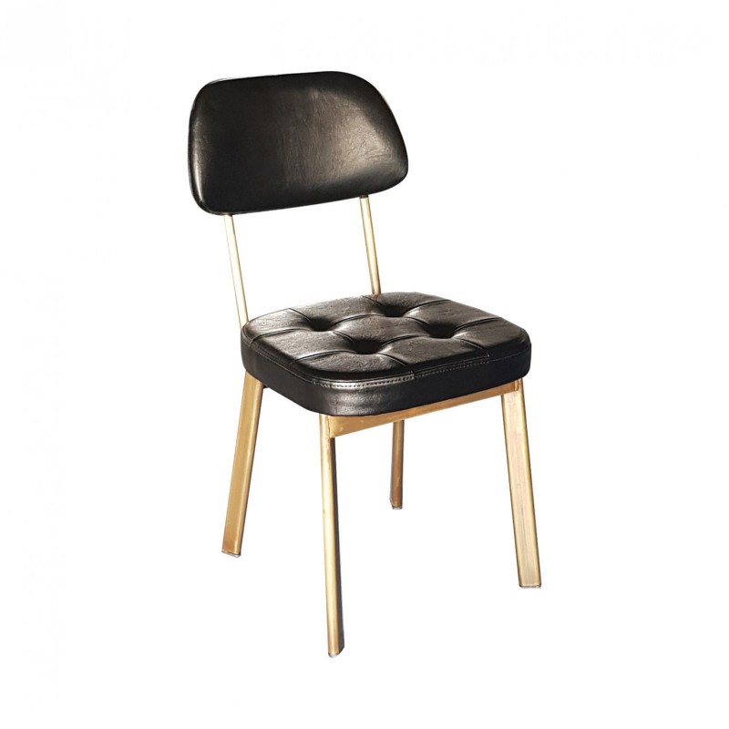 TS-422K - Μεταλλική Καρέκλα 422K με τεχνόδερμα η ύφασμα. 45x54x79cm