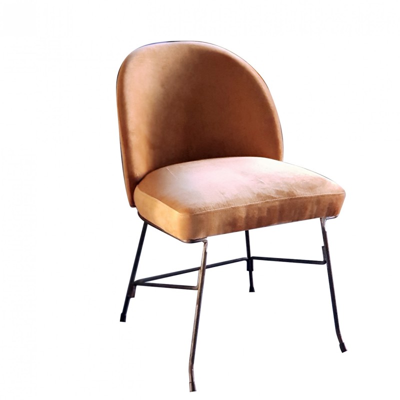 TS-435 - Μεταλλική Καρέκλα 435 με τεχνόδερμα η ύφασμα. 49x63x82cm