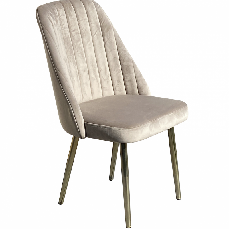 TS-453 - Μεταλλική καρεκλα 453 με τεχνόδερμα η ύφασμα. 50x56x90cm