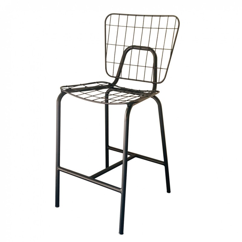 TS-465 - Μεταλλικό Σκαμπό 465 με έδρα μέταλλο. 42x48x100cm