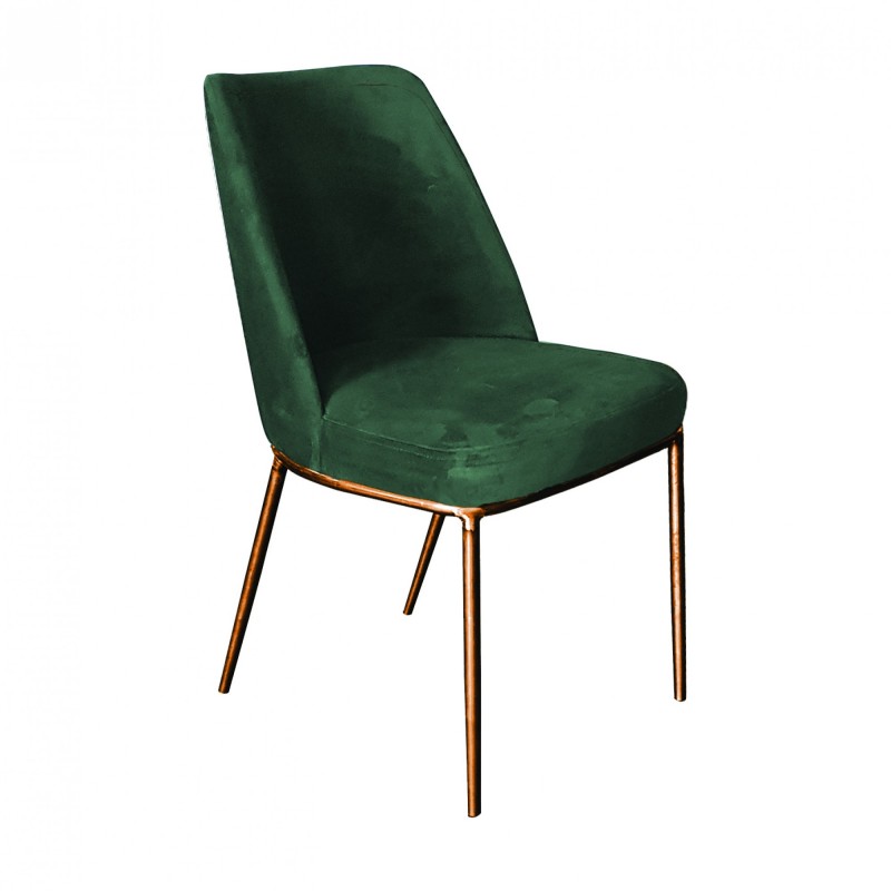 TS-523 - Mεταλλική Καρέκλα 523 με τεχνόδερμα η ύφασμα. 52x60x82cm