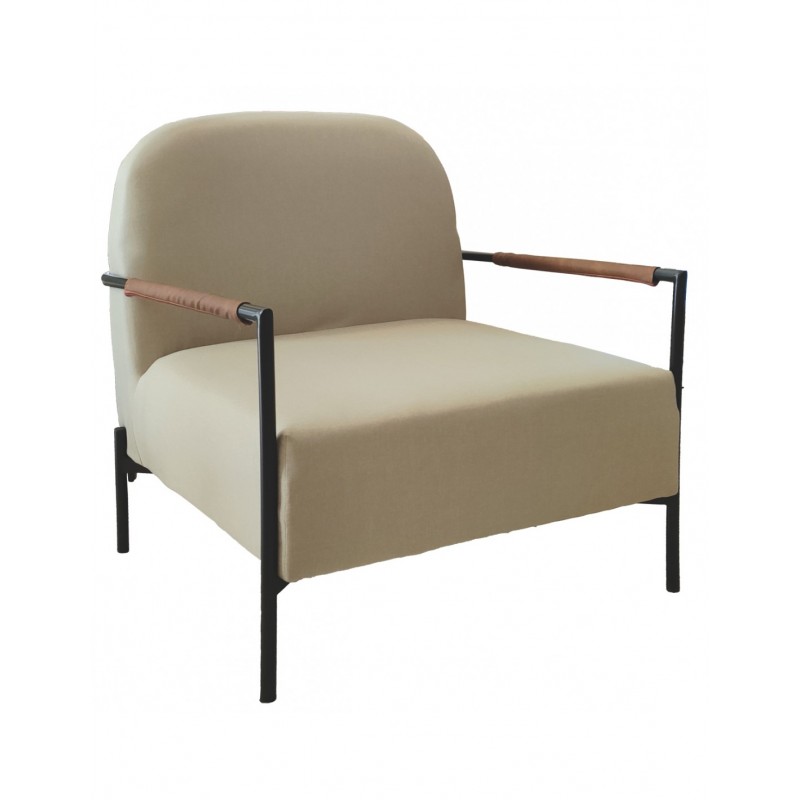 Advisor lounge πολυθρόνα boucle 81x65x105(44)cm