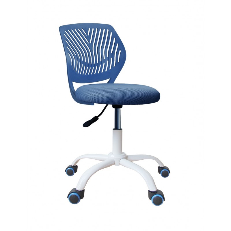 Bloom Πολυθρόνα Παιδική Γραφείου Υφασμάτινη μπλέ  