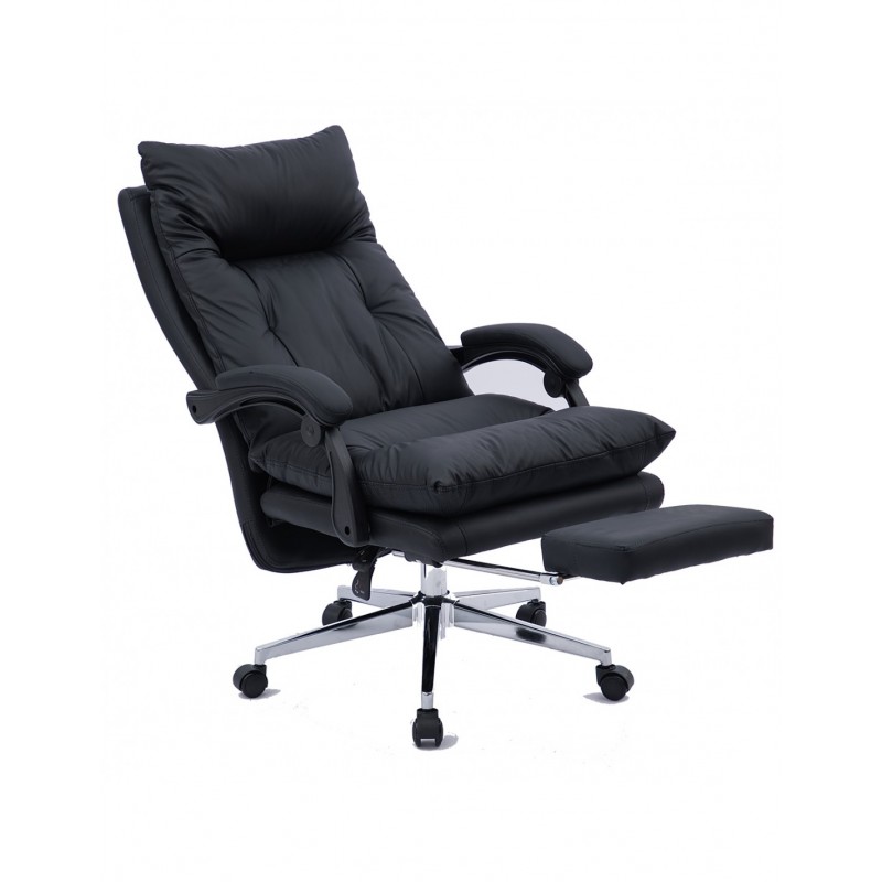 King Πολυθρόνα Γραφείου Δερμάτινη   - 84x53x65cm 