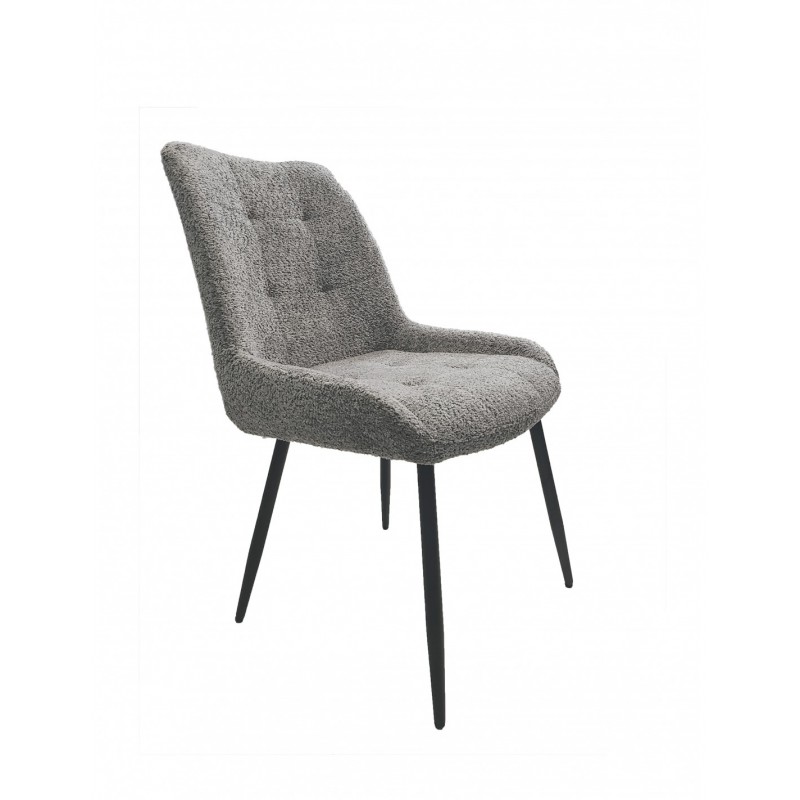 Melina καρέκλα γκρι υφασμα  Κωδικός  31865  Διαστάσεις : 52.5x62.5x88(47.5)cm   