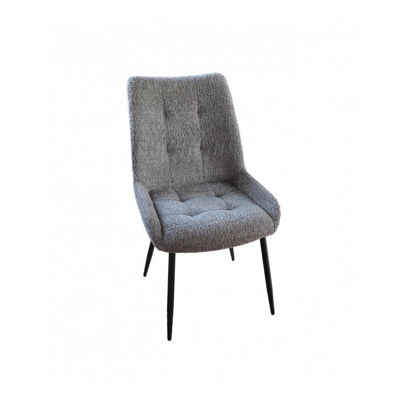 Melina καρέκλα γκρι υφασμα  Κωδικός  31865  Διαστάσεις : 52.5x62.5x88(47.5)cm   