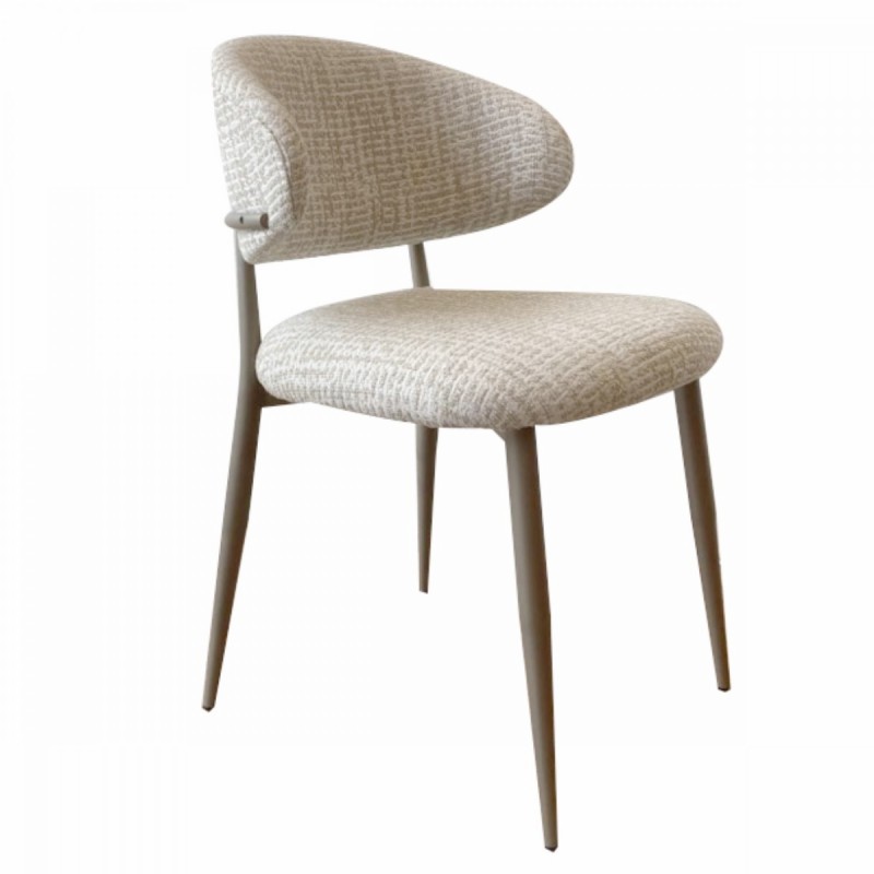 TS-342 - Μεταλλική Καρέκλα 342 με τεχνόδερμα η ύφασμα. 56x52x83cm