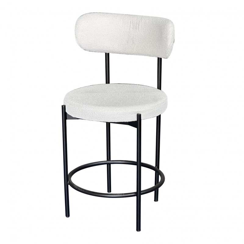 TS-530 - Μεταλλικό Σκαμπό Μπαρ 530 με τεχνόδερμα η ύφασμα.