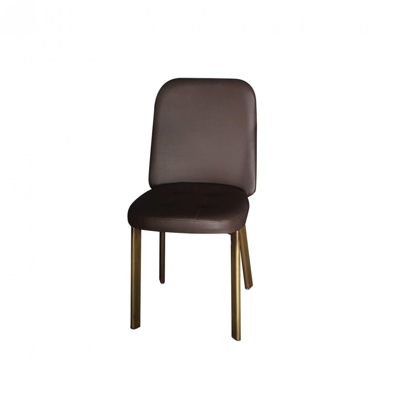 TS-425k - Μεταλλική Καρέκλα 425k με τεχνόδερμα η ύφασμα. 45x54x79cm