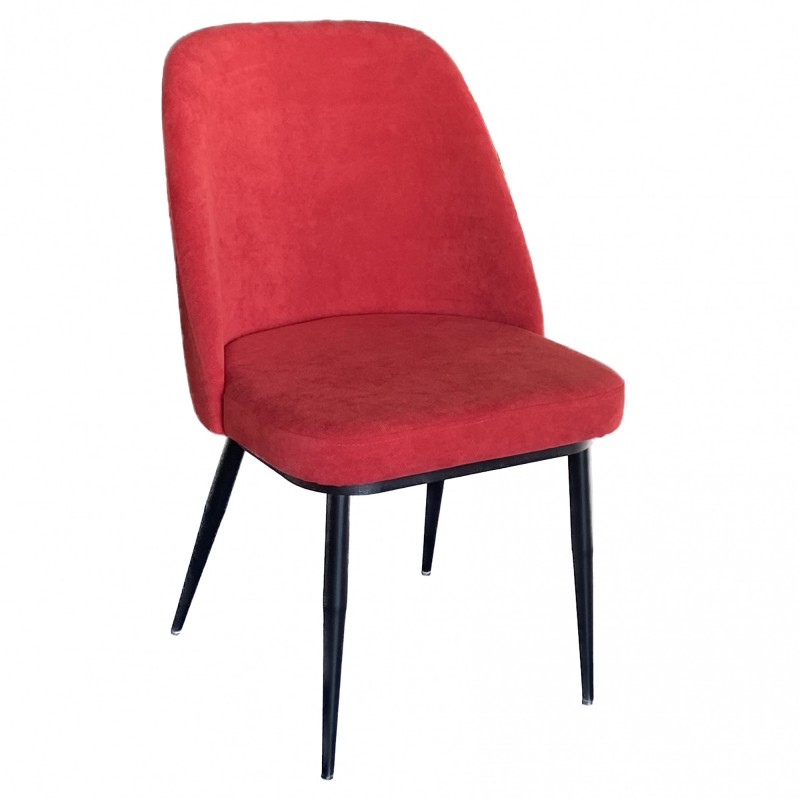 TS-457 - Μεταλλική καρέκλα 457 με τεχνόδερμα η ύφασμα. 48x54x80cm