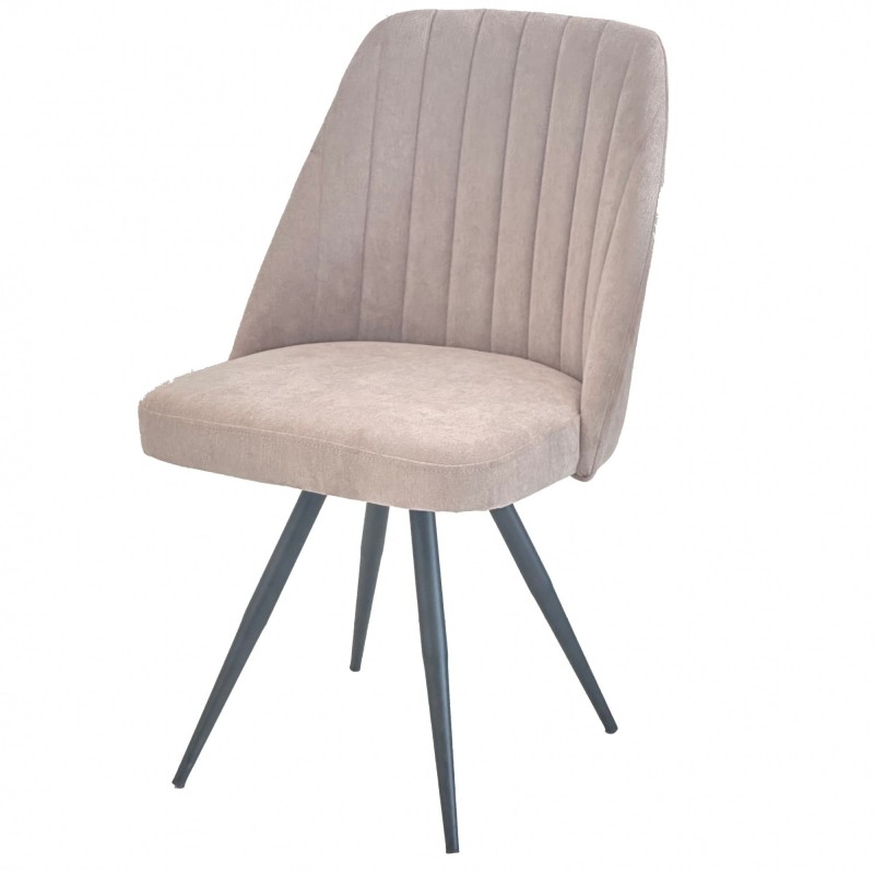 TS-458 - Μεταλλική καρέκλα 458 με τεχνόδερμα η ύφασμα. 50x56x60cm