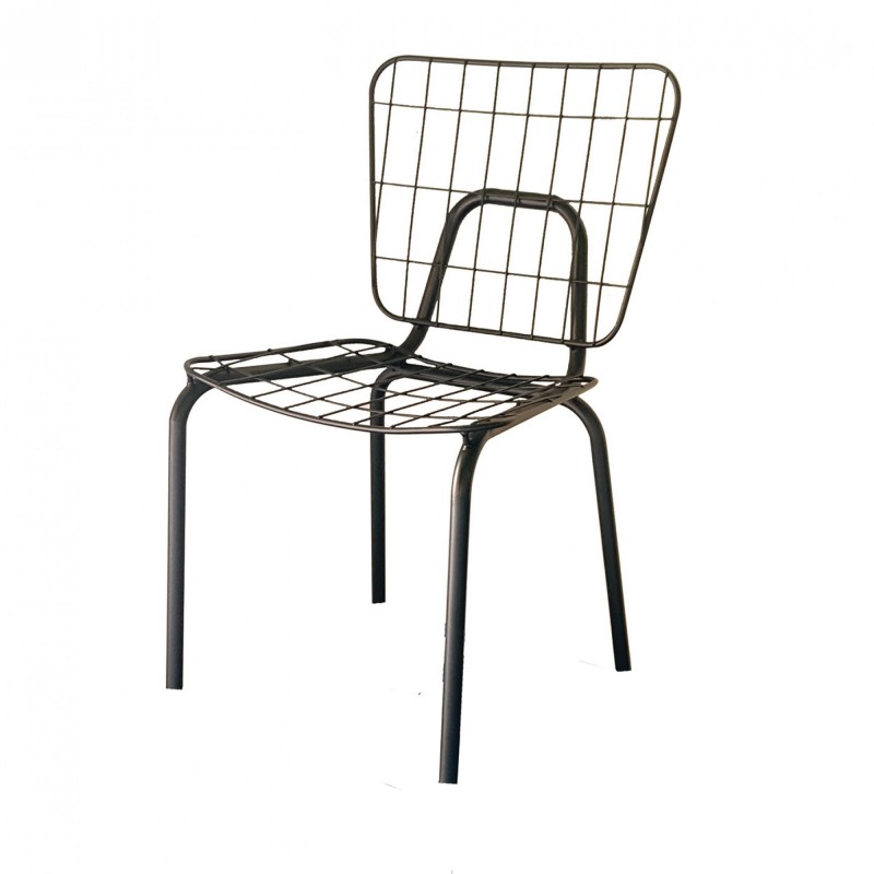 TS-473 - Μεταλλική Καρέκλα 473 με έδρα από μέταλλο. 43x48x75cm