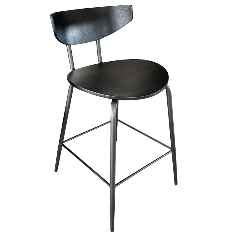 TS-487 - Μεταλλικό Σκαμπό Μπαρ 487 με έδρα απο μέταλλο. 