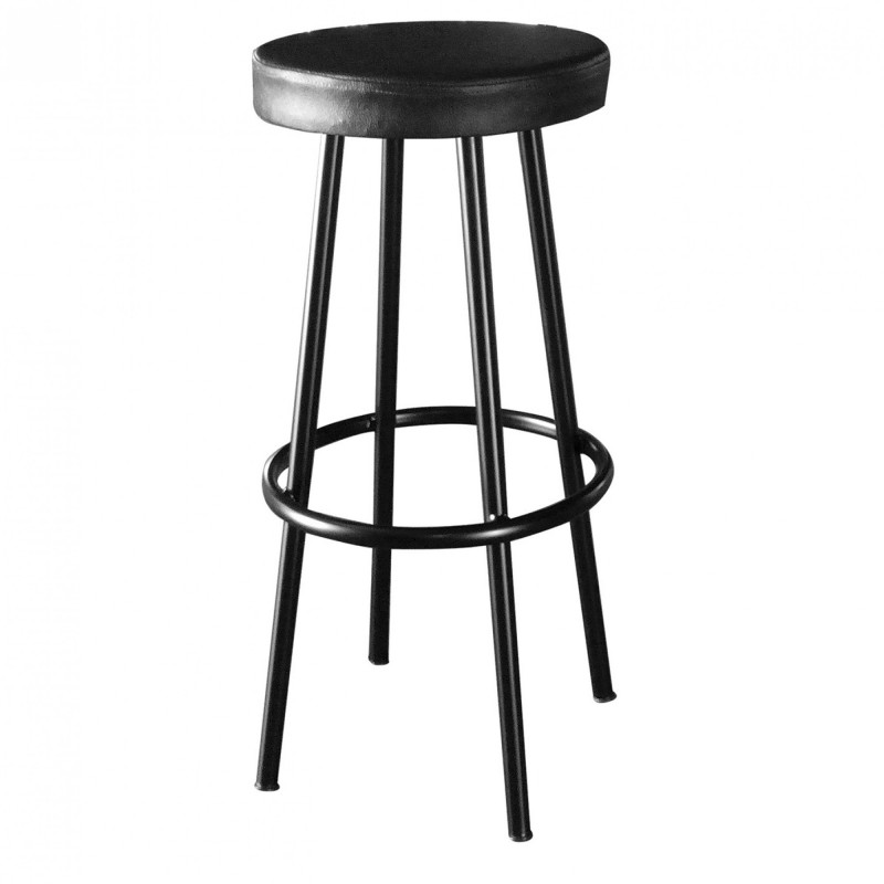 TS-489 - Μεταλλικό Σκαμπό Μπαρ 489 με τεχνόδερμα η ύφασμα. 38x38x73cm