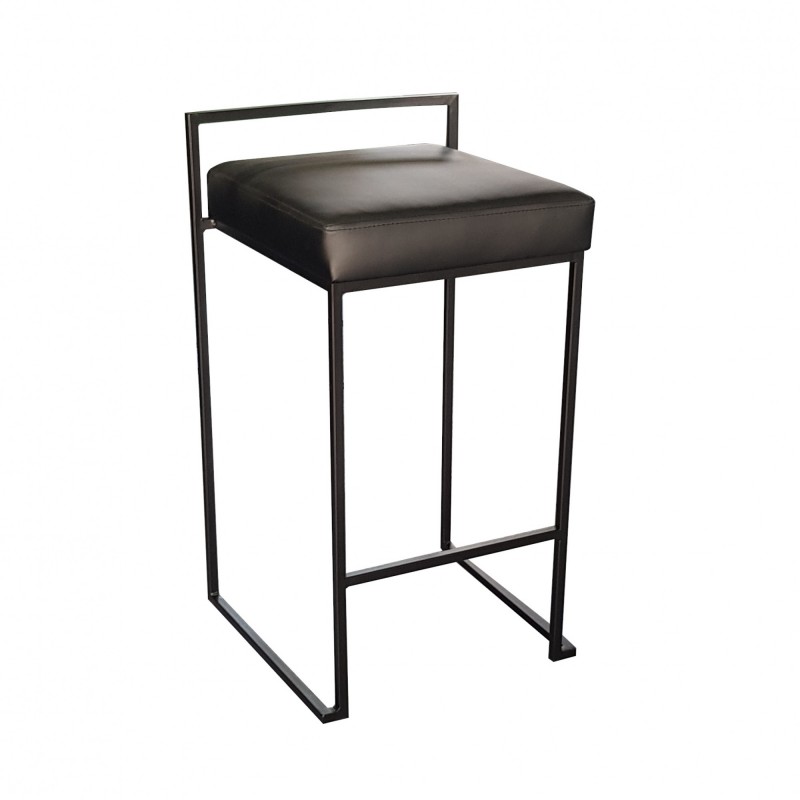 TS-491t - Μεταλλικό Σκαμπό Μπαρ 491t με τεχνόδερμα η ύφασμα. 40x42x80cm