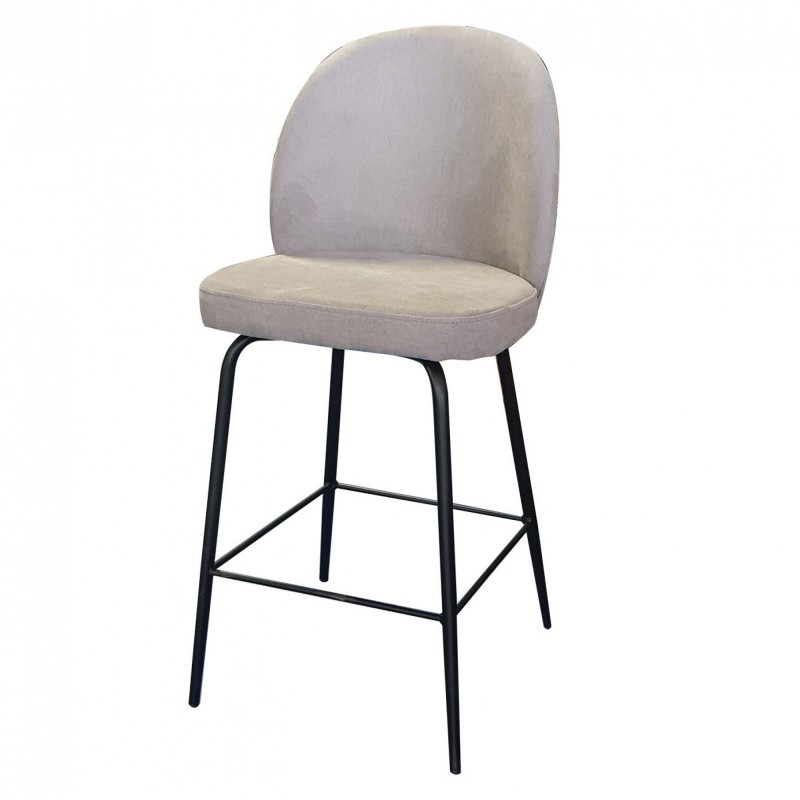 TS-504 -Μεταλλικό Σκαμπό Μπαρ 504 με τεχνόδερμα η ύφασμα. 48x54x110cm