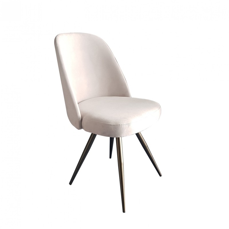 TS-528 - Μεταλλική Καρέκλα 528  με τεχνόδερμα η ύφασμα. 60x50x87cm