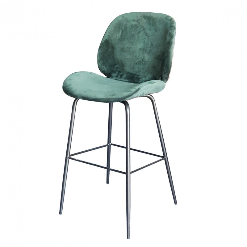 TS-549 - Μεταλλικό Σκαμπό Μπαρ 549 με τεχνόδερμα η ύφασμα. 53x67x112cm