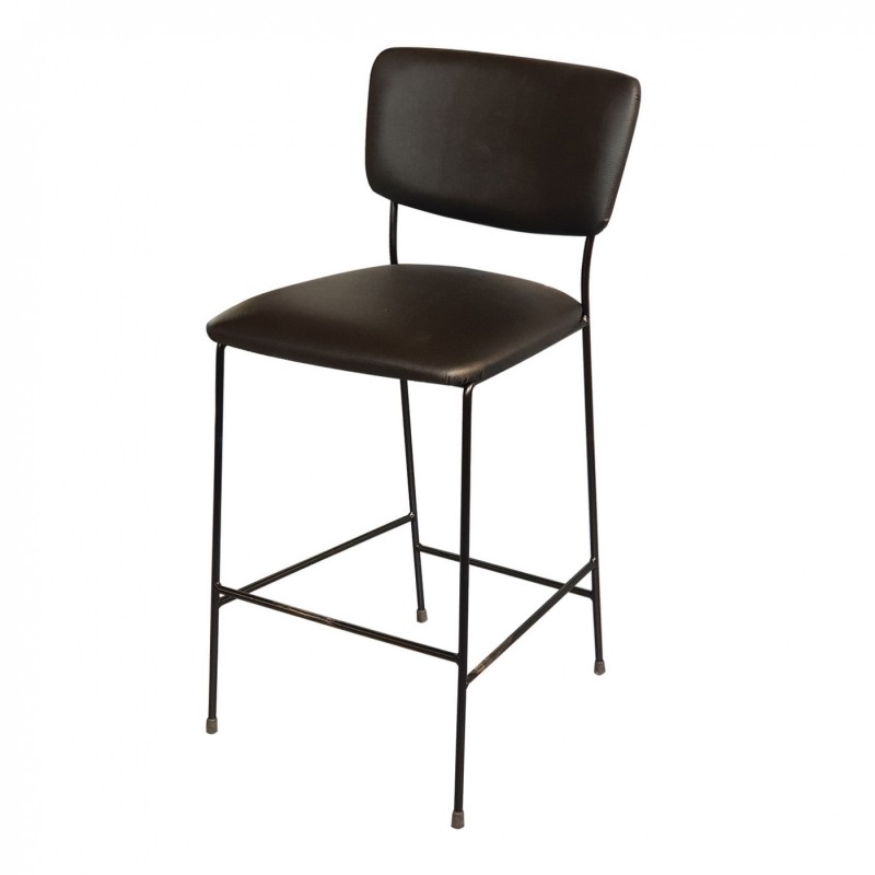 TS-556 - Μεταλλικό Σκαμπό Μπαρ 556 με τεχνόδερμα η ύφασμα. 47x60x95cm