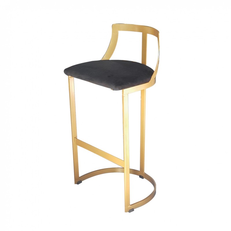 TS-580 - Μεταλλικό Σκαμπό Μπαρ 580 με τεχνόδερμα η ύφασμα. 48x42x99cm