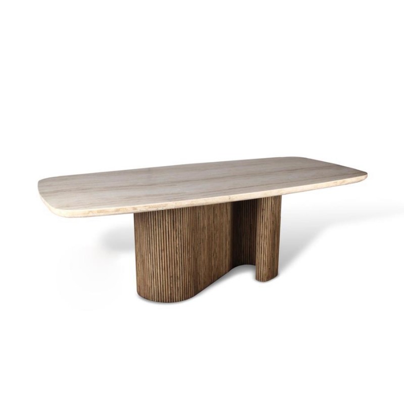 ΤΡΑΠΕΖΑΡΙΑ CONCH ΜΠΕΖ TRAVERTINE 3069005