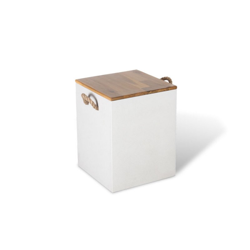 ΤΡΑΠΕΖΙ ΠΛΑΙΝΟ COMO ΛΕΥΚΟ 31410221 ΔΙΑΣΤΑΣΕΙΣ 35x35x45 cm