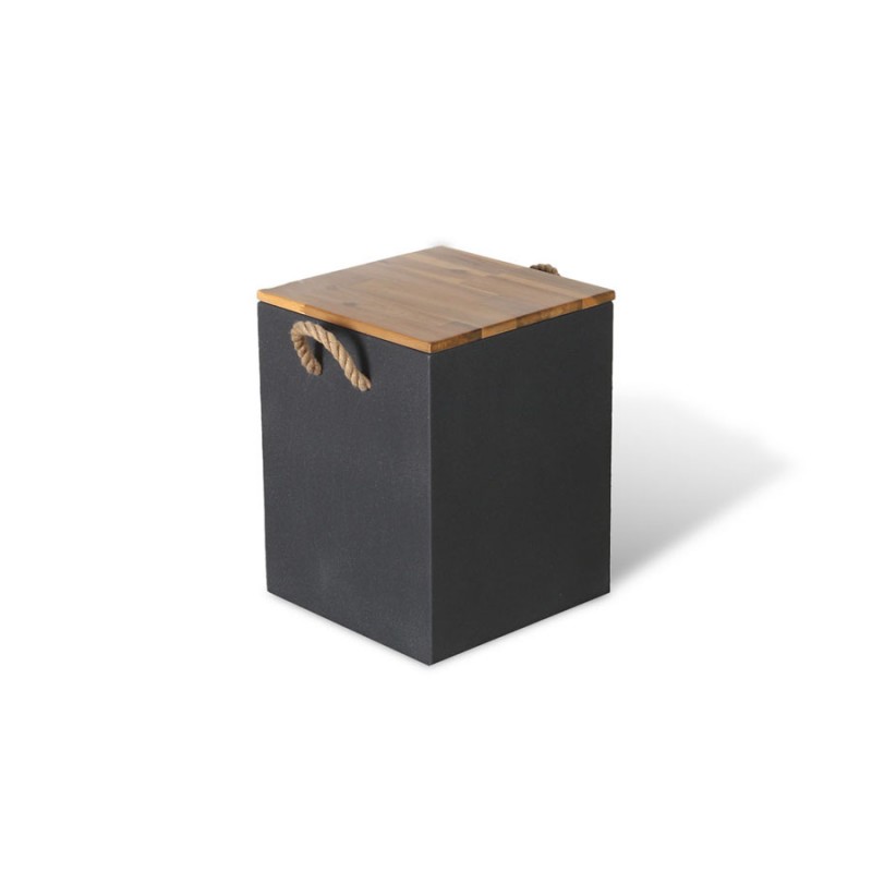 ΤΡΑΠΕΖΙ ΠΛΑΙΝΟ COMO ΜΑΥΡΟ 31410231 ΔΙΑΣΤΑΣΕΙΣ 35x35x45 cm