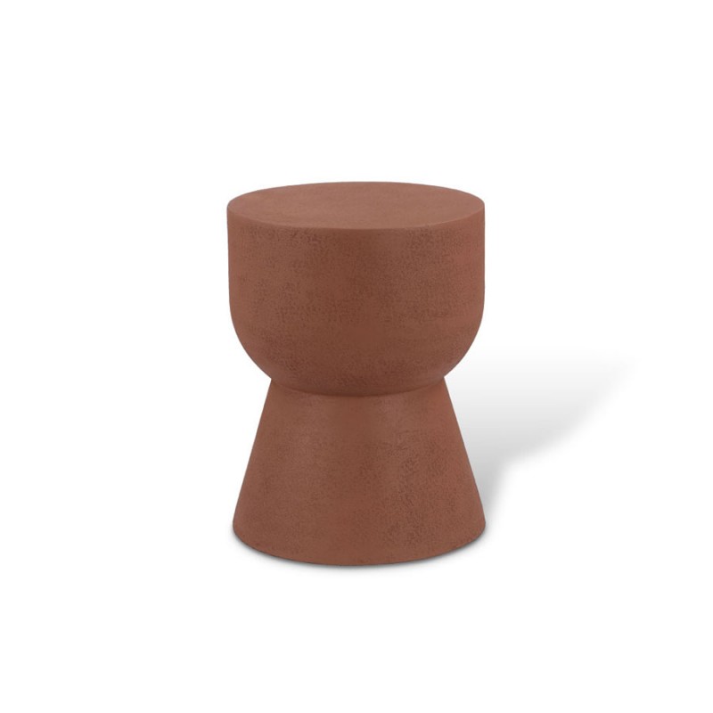 ΤΡΑΠΕΖΙ ΠΛΑΙΝΟ DRUM RUST 33110171 ΔΙΑΣΤΑΣΕΙΣ 40x40x53 cm