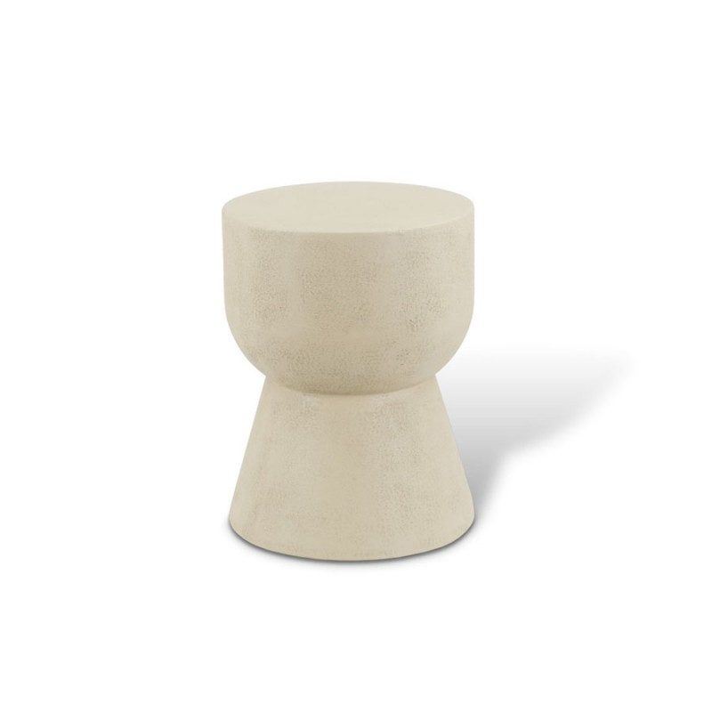 ΤΡΑΠΕΖΙ ΠΛΑΙΝΟ DRUM LIMESTON 33110181 ΔΙΑΣΤΑΣΕΙΣ 40x40x53 cm