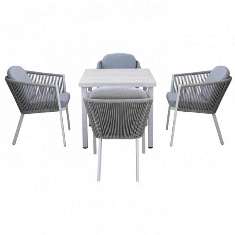 ΤΡΑΠΕΖΑΡΙΑ ΚΗΠΟΥ ΣΕΤ 5 ΤΜΧ ROPE JURDAN 5497 G + MADISON 5480 G 200-29-007    