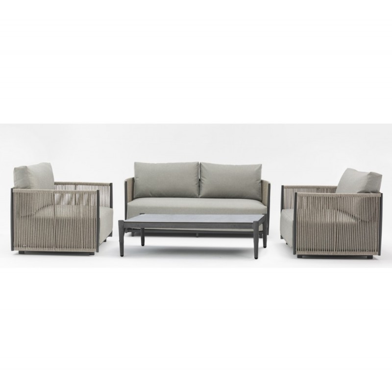 LAUREN set 4τμχ αλουμινίου εξωτερικού χώρου    