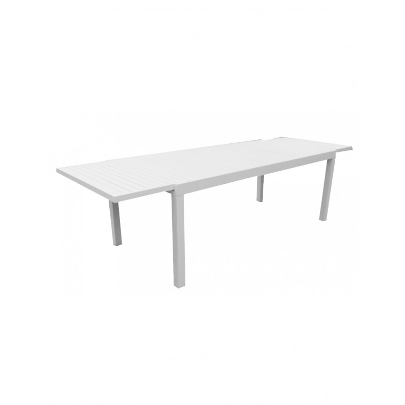 Valetta επεκτεινόμενο τραπέζι αλουμινίου white 200-280x95x74cm