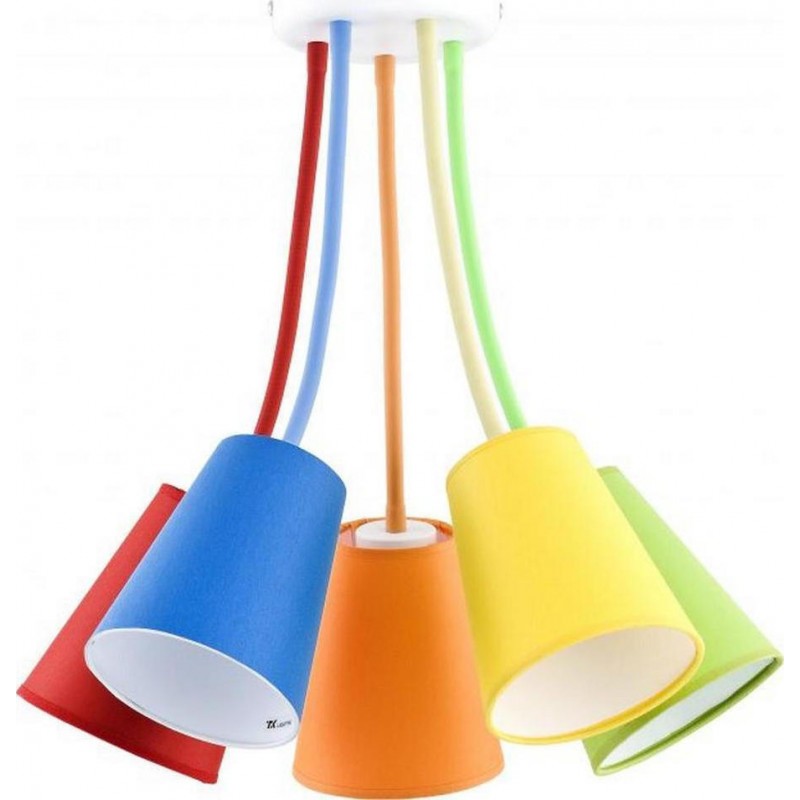 TK Lighting Wire Πολύφωτο Παιδικό Φωτιστικό Κρεμαστό από Μέταλλο 60W με Υποδοχή E27 2107