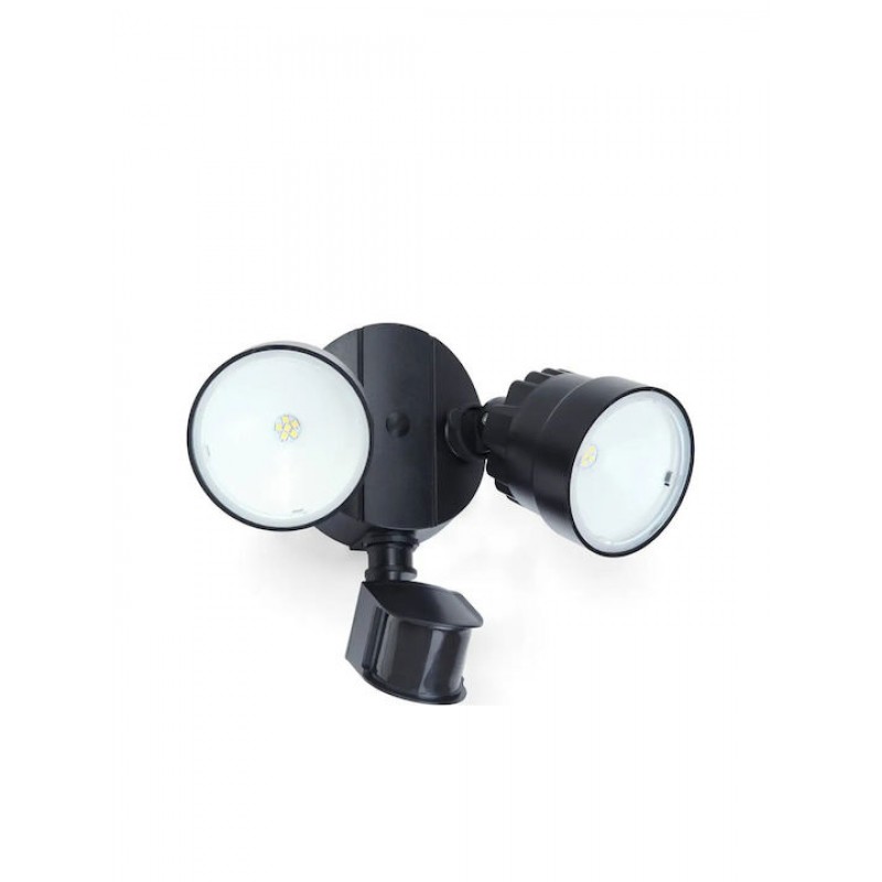 Lutec Επιτοίχιο Εξωτερικό Σποτ LED IP54 15W με Ψυχρό Λευκό Φως 18.1x26.1x20.4εκ. Κωδικός: 7622104330