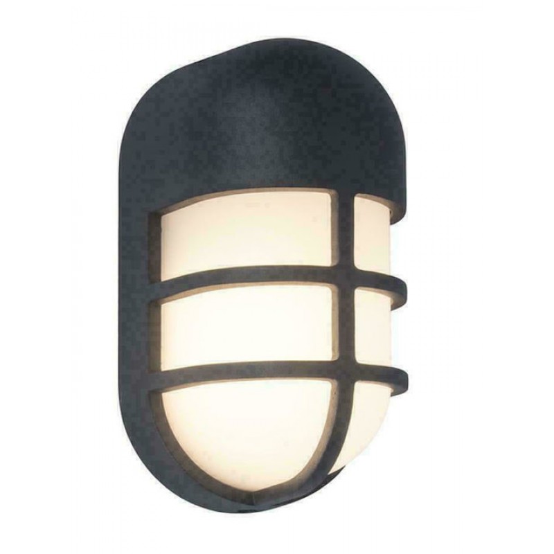 Lutec Bullo Επιτοίχια Εξωτερική Πλαφονιέρα LED IP54 15W με Θερμό Λευκό Φως 19.3x10.2x8.6εκ. Κωδικός: 6383001118