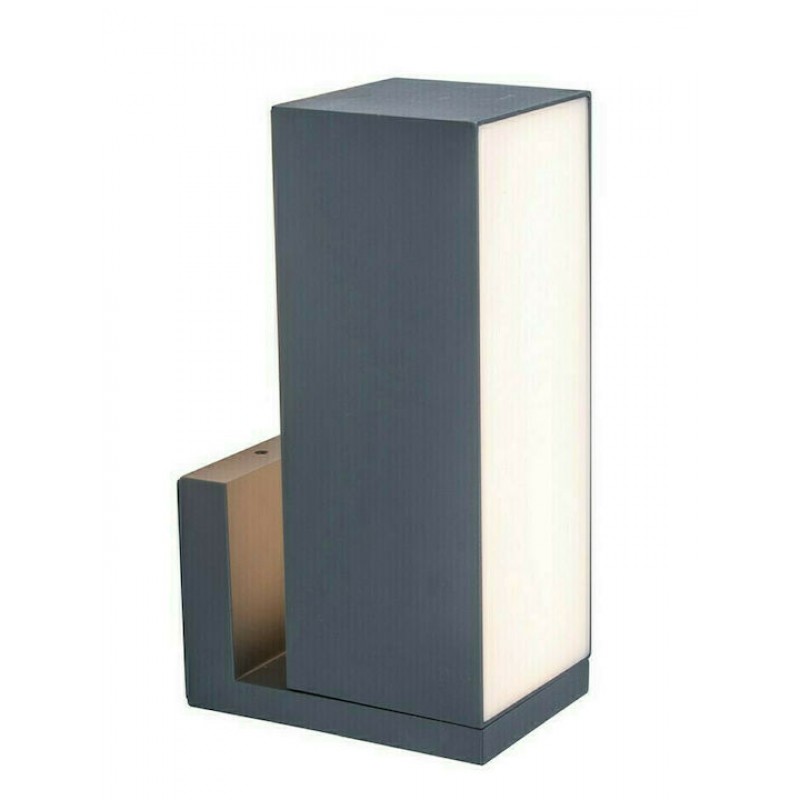 Lutec Cuba Επιτοίχια Εξωτερική Πλαφονιέρα LED IP54 15W με Ρυθμιζόμενο Λευκό Φως 25.6x14.4x9.3εκ. Κωδικός: 5193810118