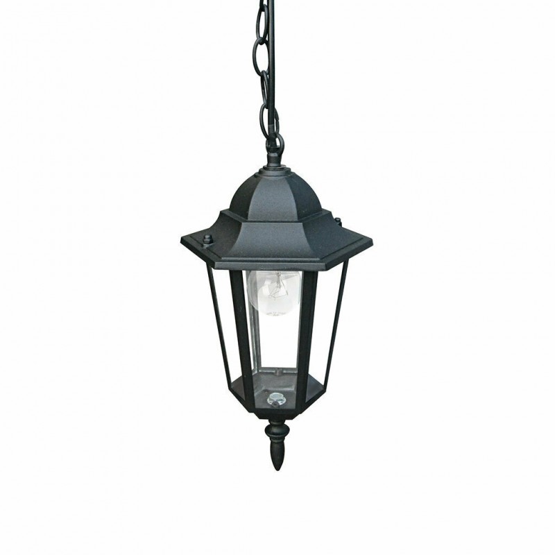 Φωτιστικό Κρεμαστό Εξωτερικού Χώρου Intec Lant-Milano-S1 8031436841235 Μαύρο