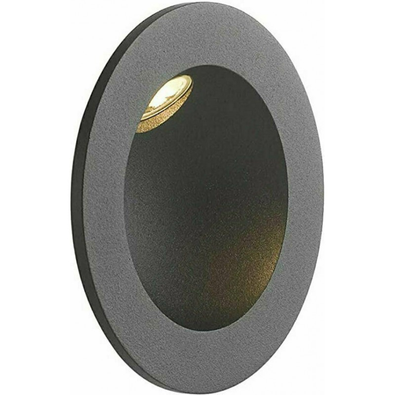 Φωτιστικό Χωνευτό Intec INC-ONYX-R1-NERO 8031440361255 Μαύρο Ματ