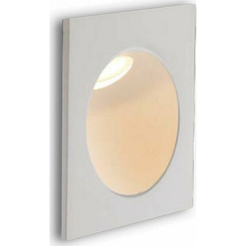 Φωτιστικό Χωνευτό Intec INC-ONYX-Q1-BCO 8031414864089 Λευκό Ματ