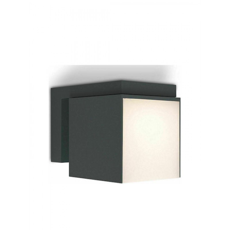 Lutec Guba Επιτοίχια Εξωτερική Πλαφονιέρα LED IP54 12.2W με Θερμό Λευκό Φως 14.8x11.6x10εκ. Κωδικός: 5193803118