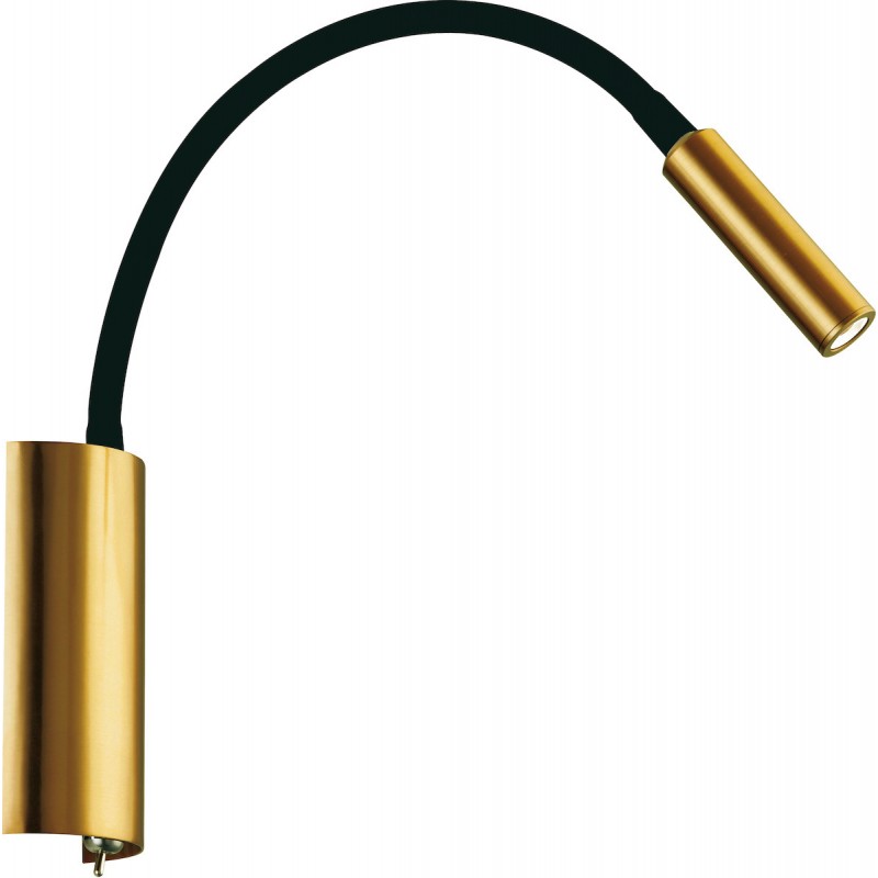 Φωτιστικό τοίχου απλίκα Led 3W θερμό φως μεταλλική χρυσή Matrix - 4218100